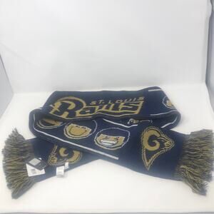 Deadstock! NWT St Louis (old school) Rams (2022 Superbowl Champs!) acrylic scarf
